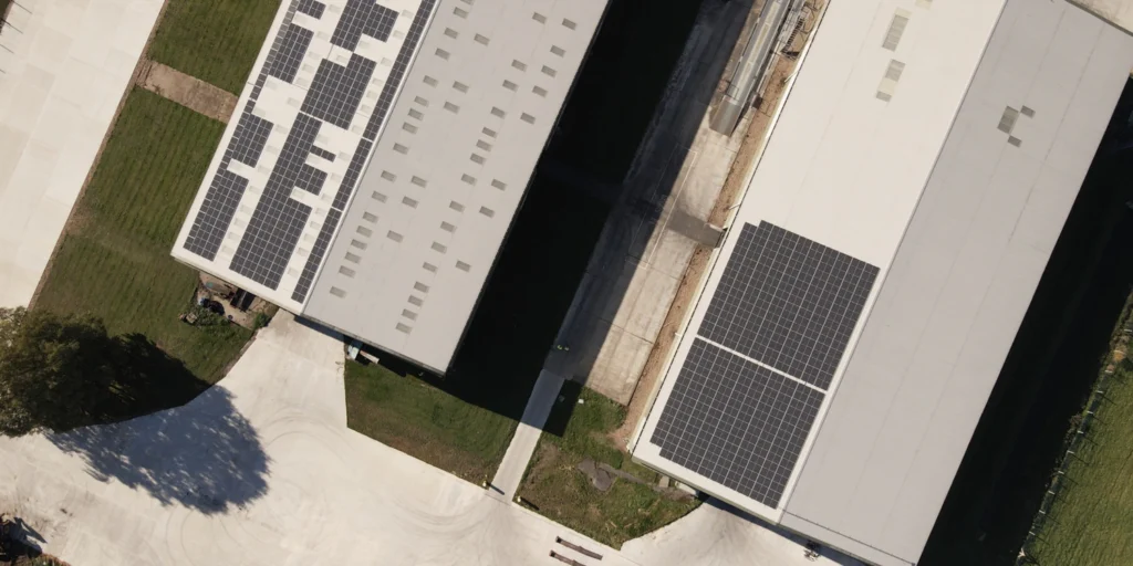 Drone image of Germinal GB Lincoln site